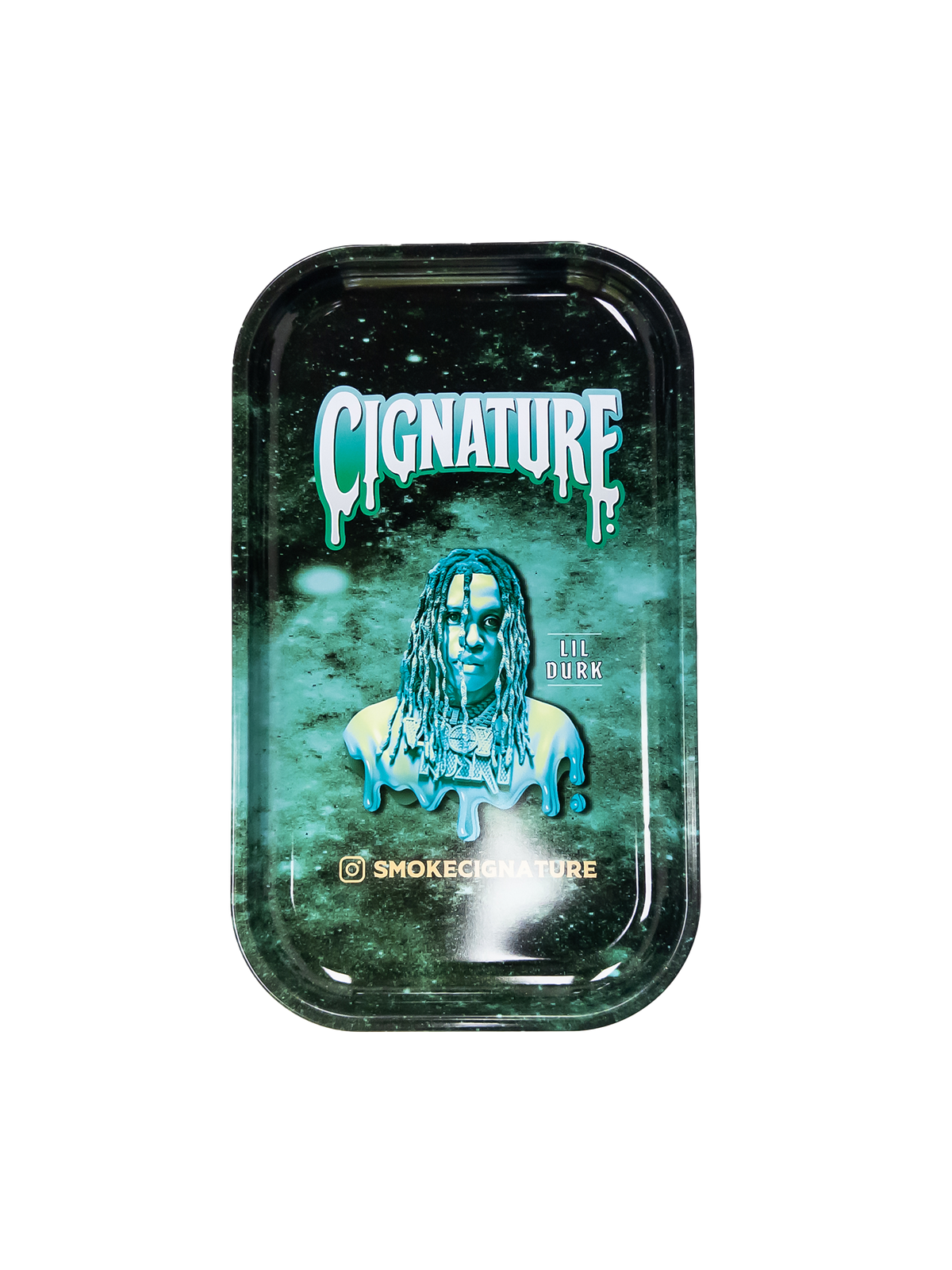 Cignature by Lil Durk | Rolling Tray | Green