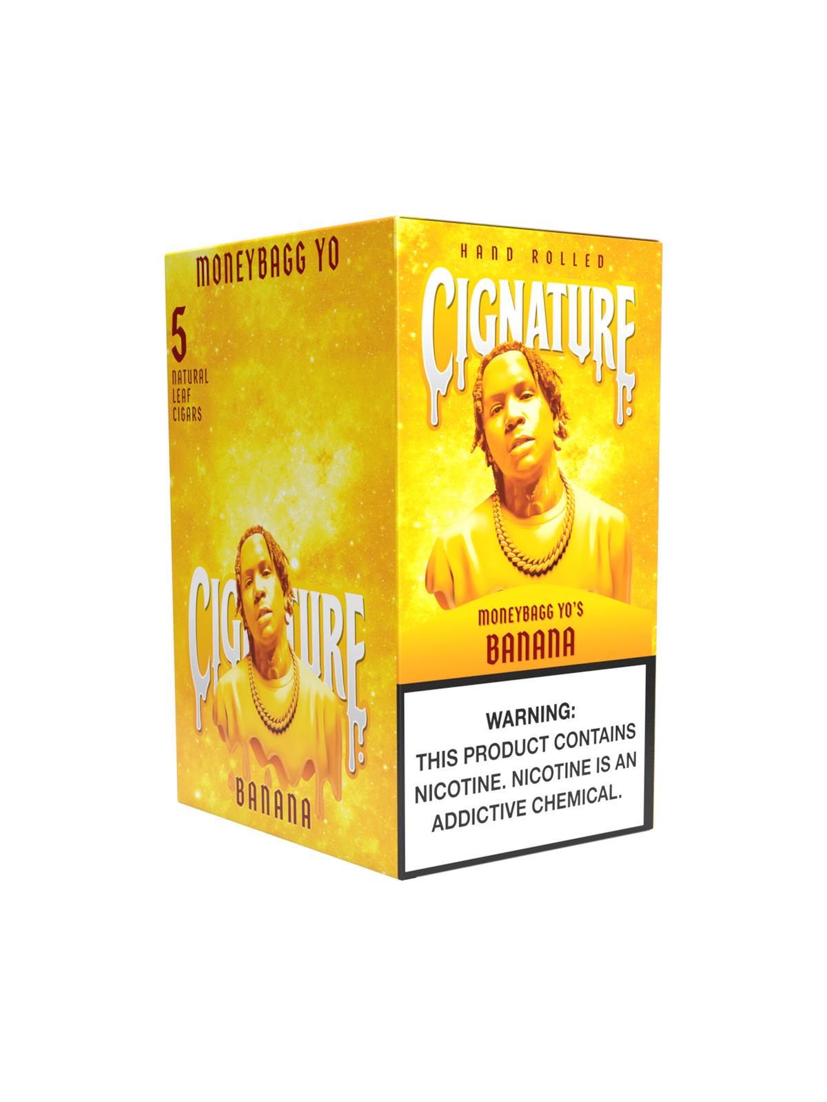 Cignature by Moneybagg Yo | Banana | Cigars | Pack of 8