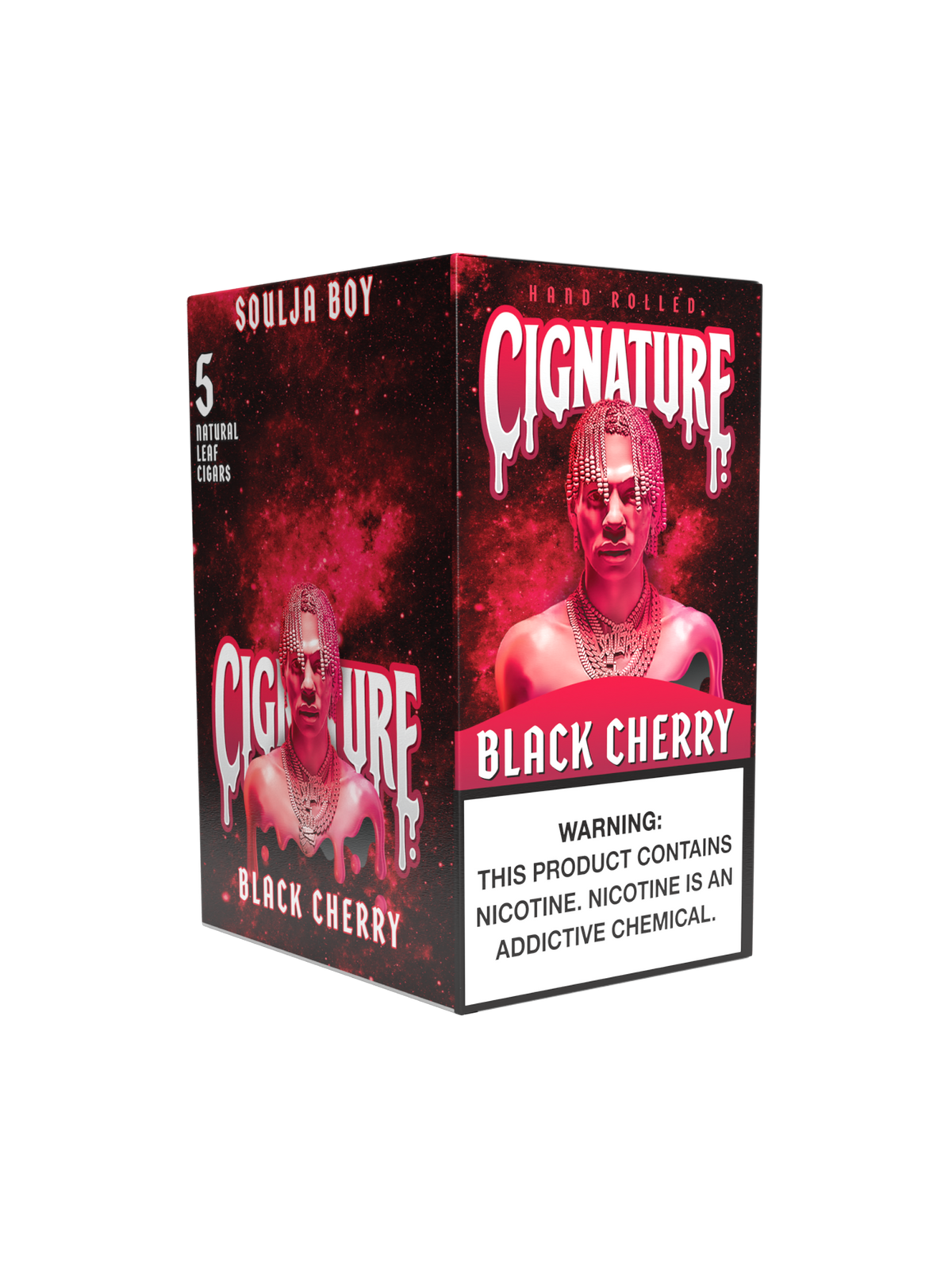 Cignature by Soulja Boy | Black Cherry | Cigars | Pack of 8