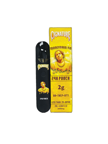 Cignature by Moneybagg Yo | 24K Punch | D8 + THCP + D11 | Disposable